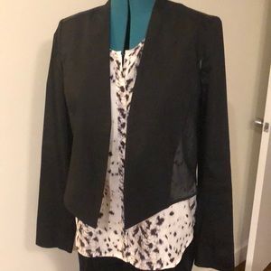 Elie Tahari linen jacket